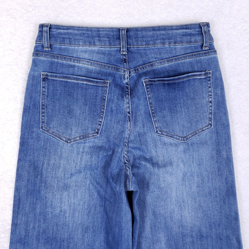 Pink Lily Blue Wide Leg Jeans - Picture 10 of 10